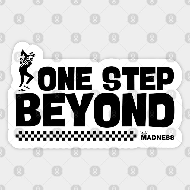 Madness - One Step Beyond Sticker by Timeless Chaos